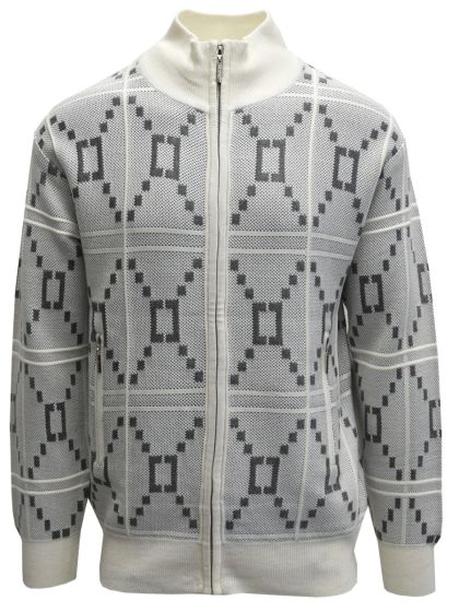 Silversilk Men's Sweater - Cubed Style