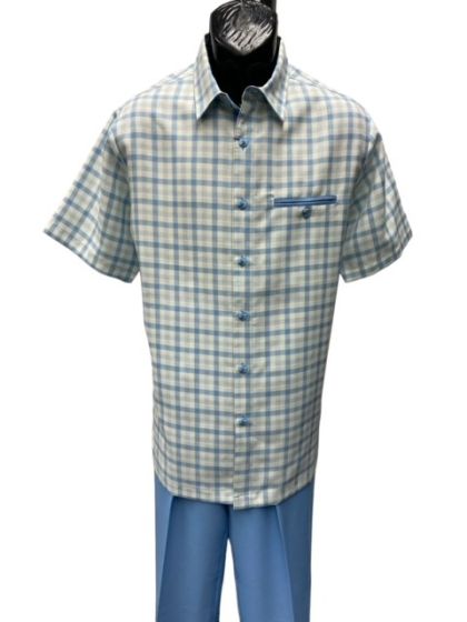 Dreams by Zacchi Men's Outlet 2 Piece Walking Suit - Plaid