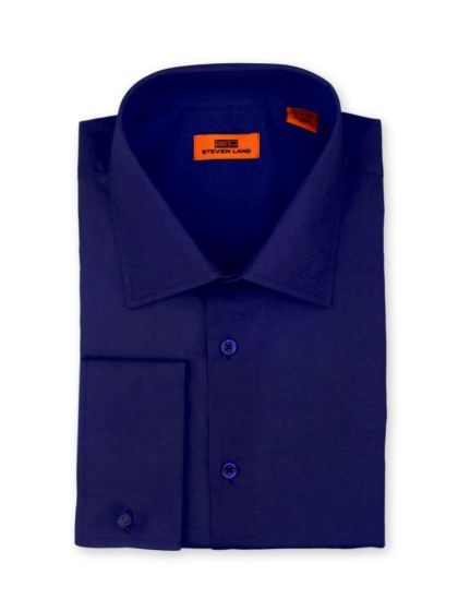 Steven Land 100% Cotton Dress Shirt - Classic Fit