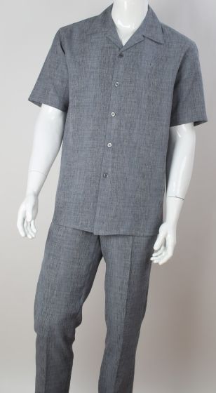 Royal Diamond Men's 2 Piece Walking Suit - Light Texture