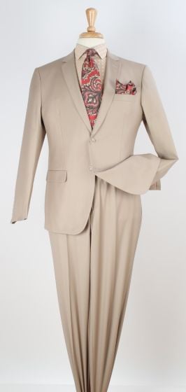 SMB Couture Men's Outlet 2 Piece Executive Suit - Solid Colors