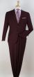 Burgundy Mens Suits 2 Piece Suit Notch Lapel