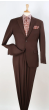 Taupe Mens Suits 2 Piece Suit Notch Lapel Big and Tall Suits