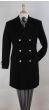 John Knight Men's 3/4 Length Top Coat - Double Breasted
