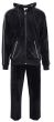 Stacy Adams Men's 2 Piece Velour Walking Suit - Hoodie Set