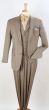 Apollo King Men's 3pc 100% Wool Suit - Fashion Peak Lapel
