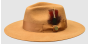 Bruno Capelo Men's 100% Australian Wool Fedora Hat - Wide Flat Brim