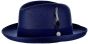 Bruno Capelo Men's Godfather Straw Dress Hat - Homburg Style