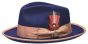 Bruno Capelo Men's Fedora Style Wool Hat - Classic Fedora Style