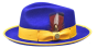 Bruno Capelo Men's Fedora Style Wool Hat - Classic Fedora Style