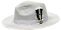 Bruno Capelo Men's Fedora Style Straw Hat - Flat Brim Hat