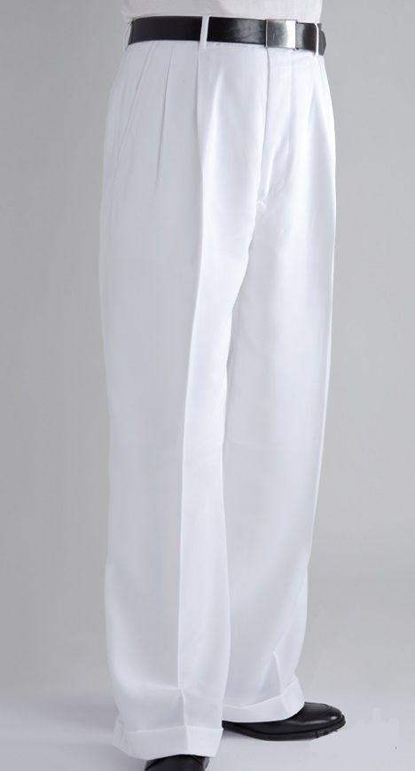 Daniel Ellissa Men's Outlet Wide Leg Pants - Double Pleated