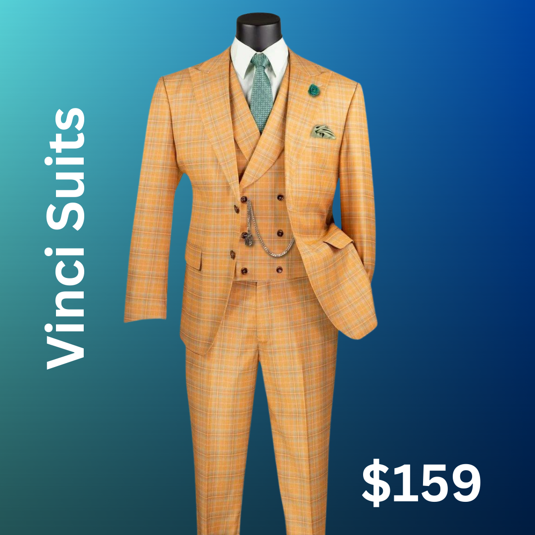 Vinci 3 piece suits