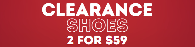 2 for $59 mens shoe sale
