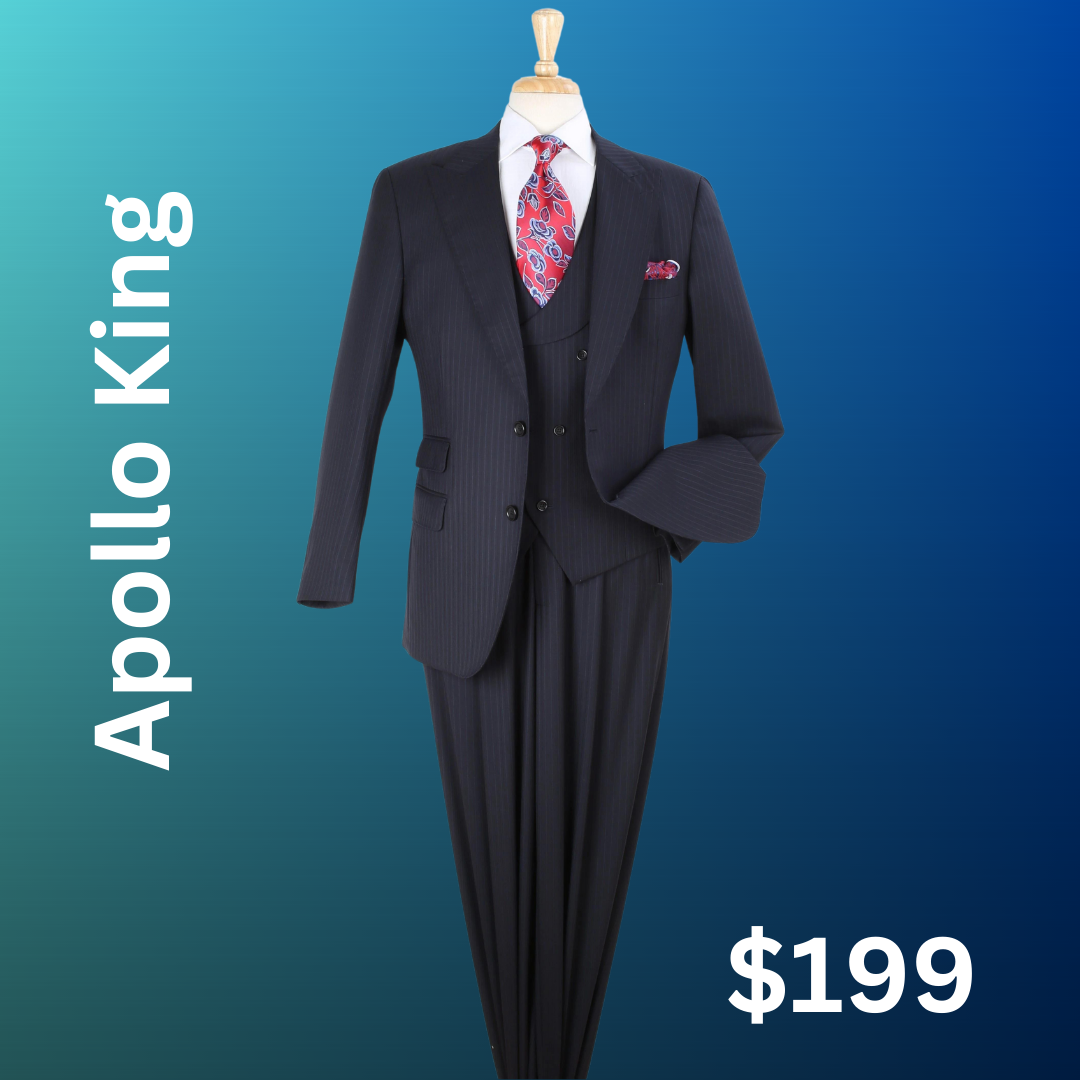 Affordable 100% Wool Suits by Apollo King
