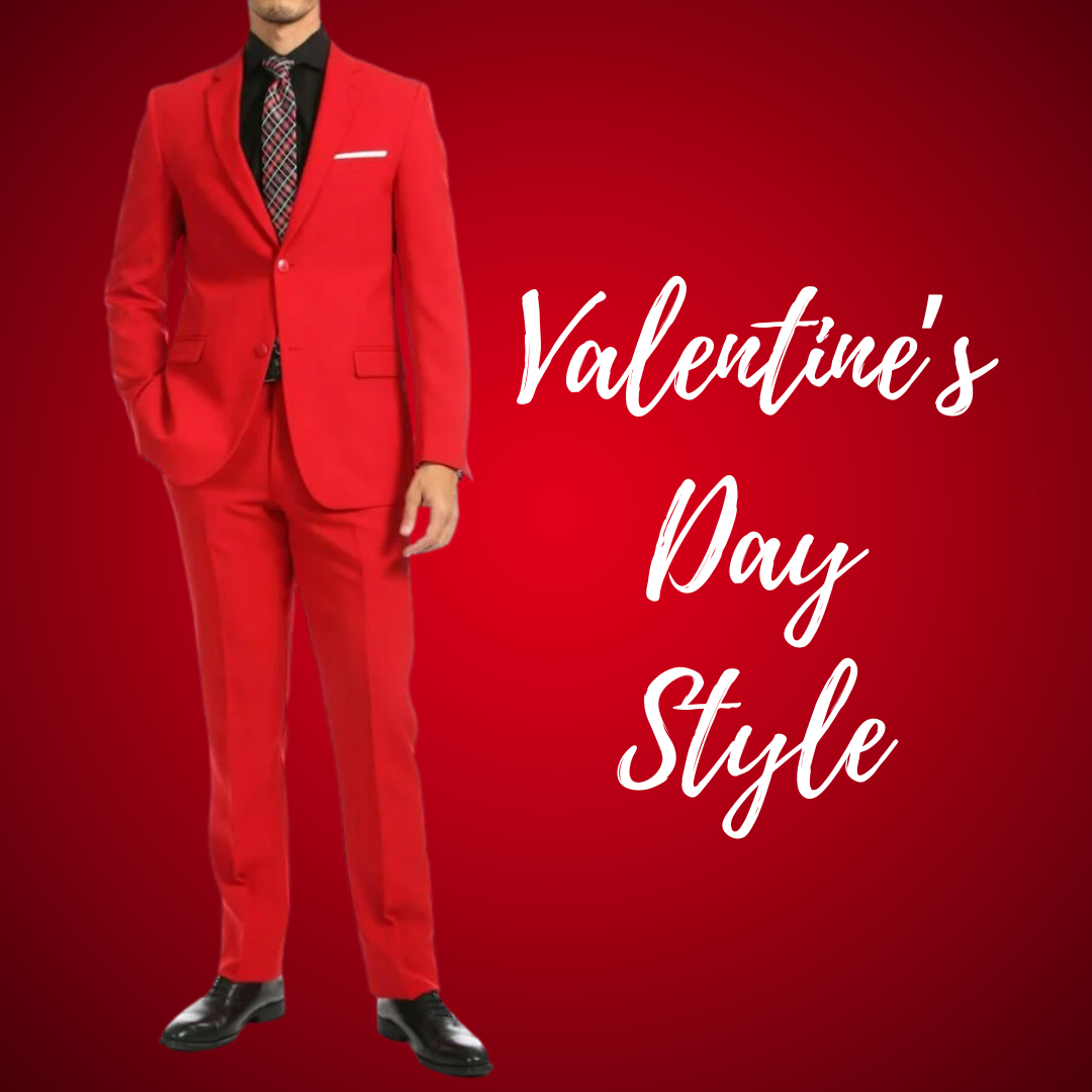 Men's Red Suit