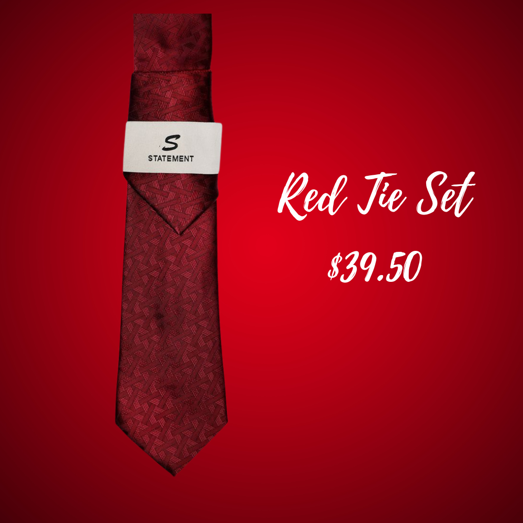 Men's Red Tie for Valentine's Day
