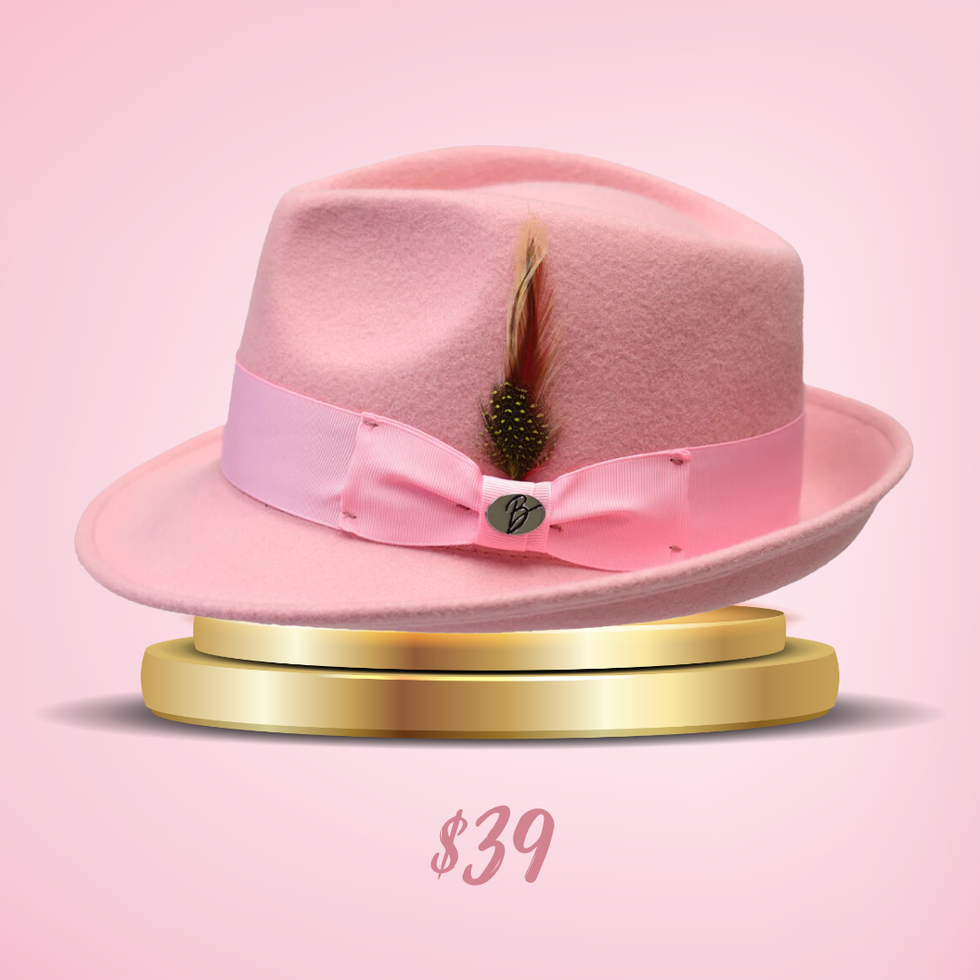Pink Men's hat