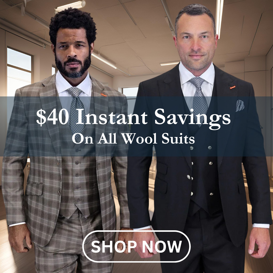 Men's Wool Suits $40 Off
