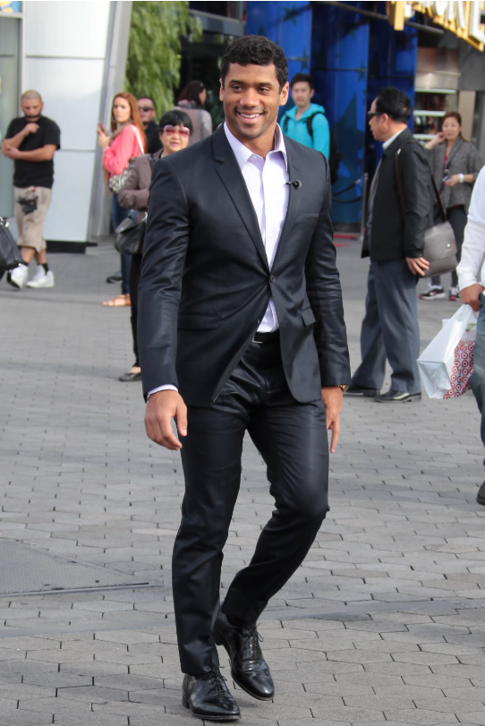 Russel Wilson Suit Style